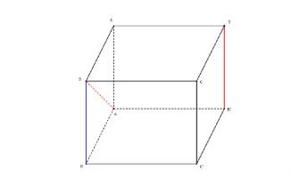 Cho hình lập phương ( ABCDAB'C'D' ). Góc giữa hai đường thẳng ( DD' ) và ( AB ) bằng (ảnh 1)